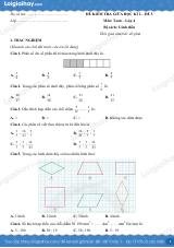 Đề kiểm tra giữa học kì 2 Toán 4 Cánh diều - Đề số 5